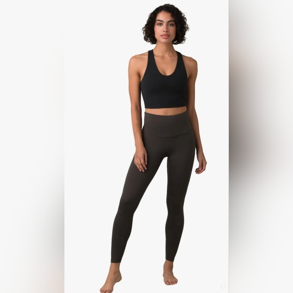 prAna Layna 7/8 Leggings XS Or Large Dark Iron Gray High Waist Stretch - Picture 1 of 12